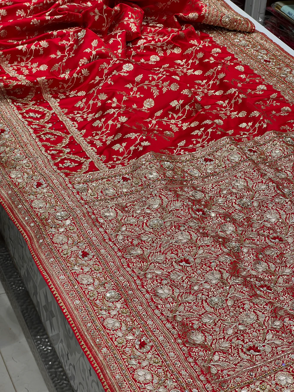 Hand Embroidered Saree